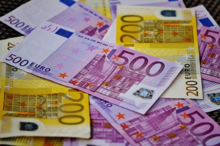 A fan of banknotes