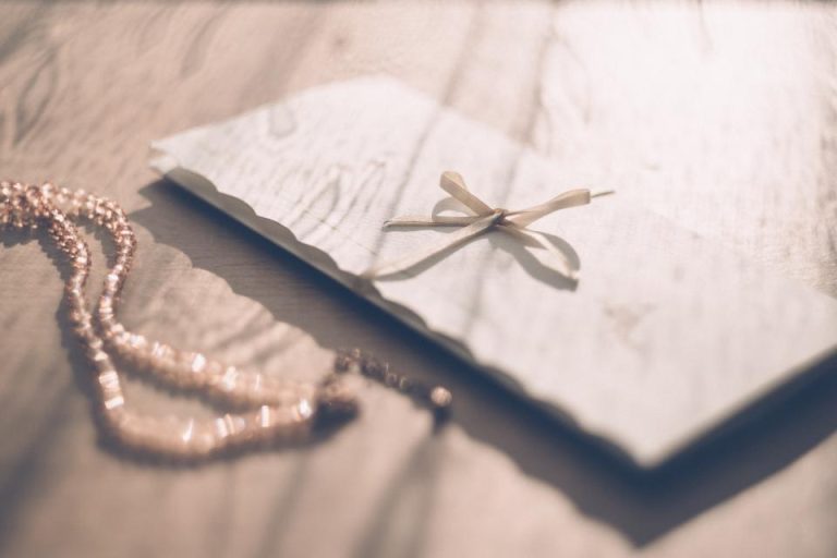 A formal letter on a desk